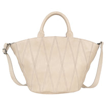 Latico Claudia Diamond Leather Crossbody Bag in Oat