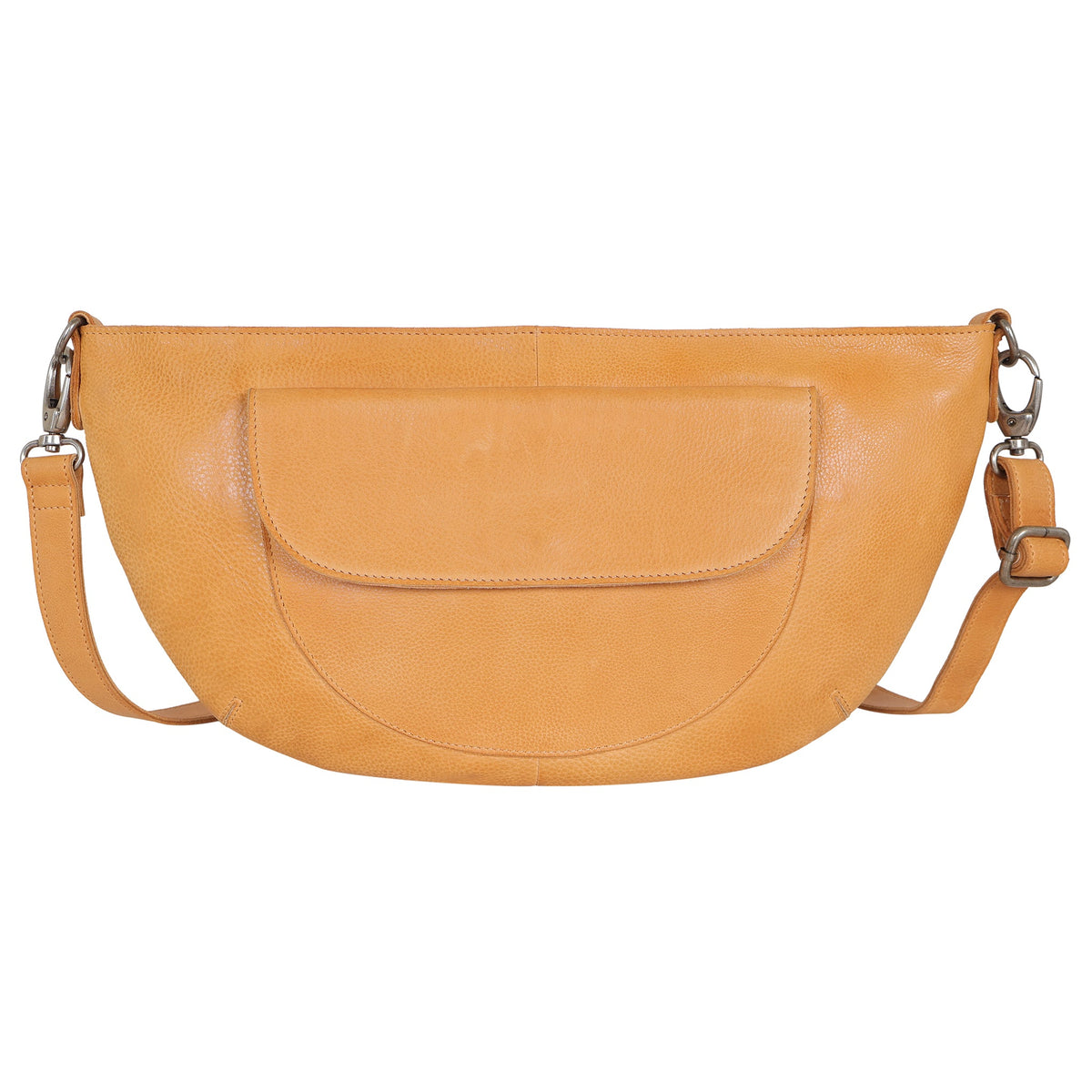 Latico Coco Leather Sling Bag in Camel