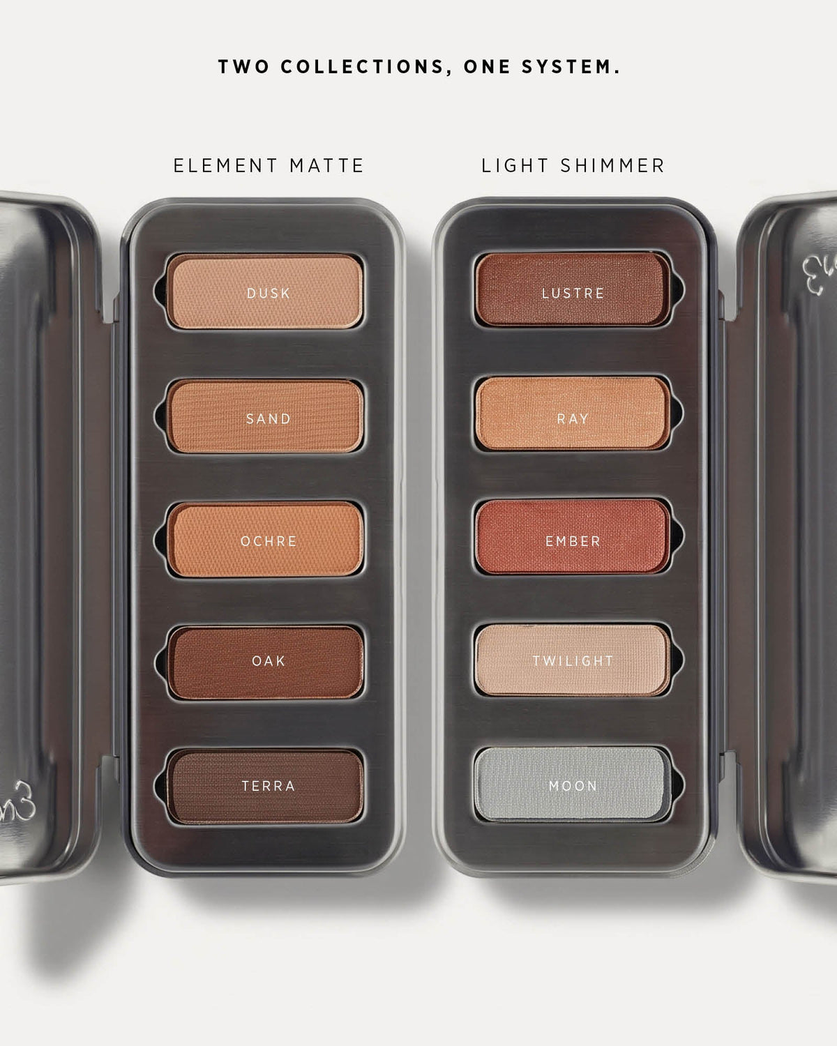 Chamomile Eye Palettes side by side