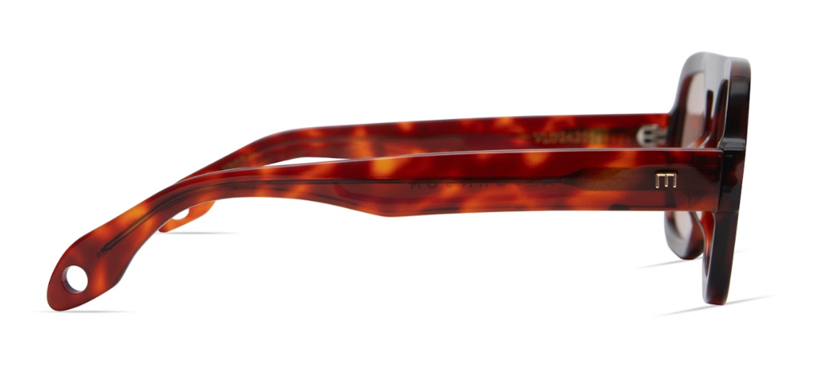 Elisa Johnson Jane - Dark Red Tortoise / Maroon Lens side