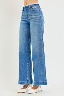 Risen Slouchy Fit Wide Jeans- Medium