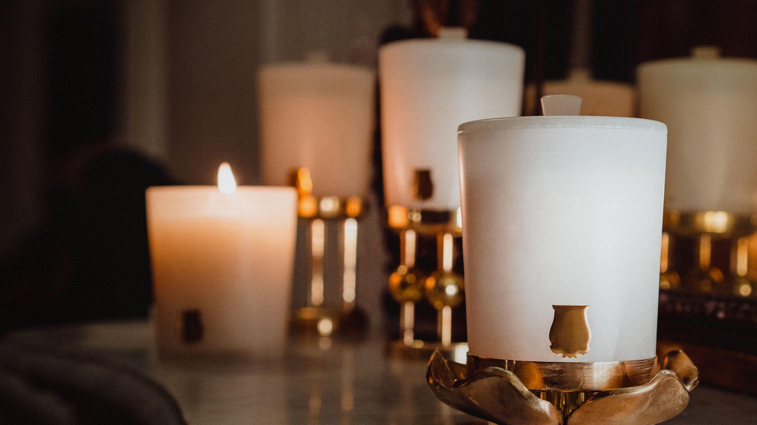 Trudon Premium Scented Alabastar Candle -Hemera