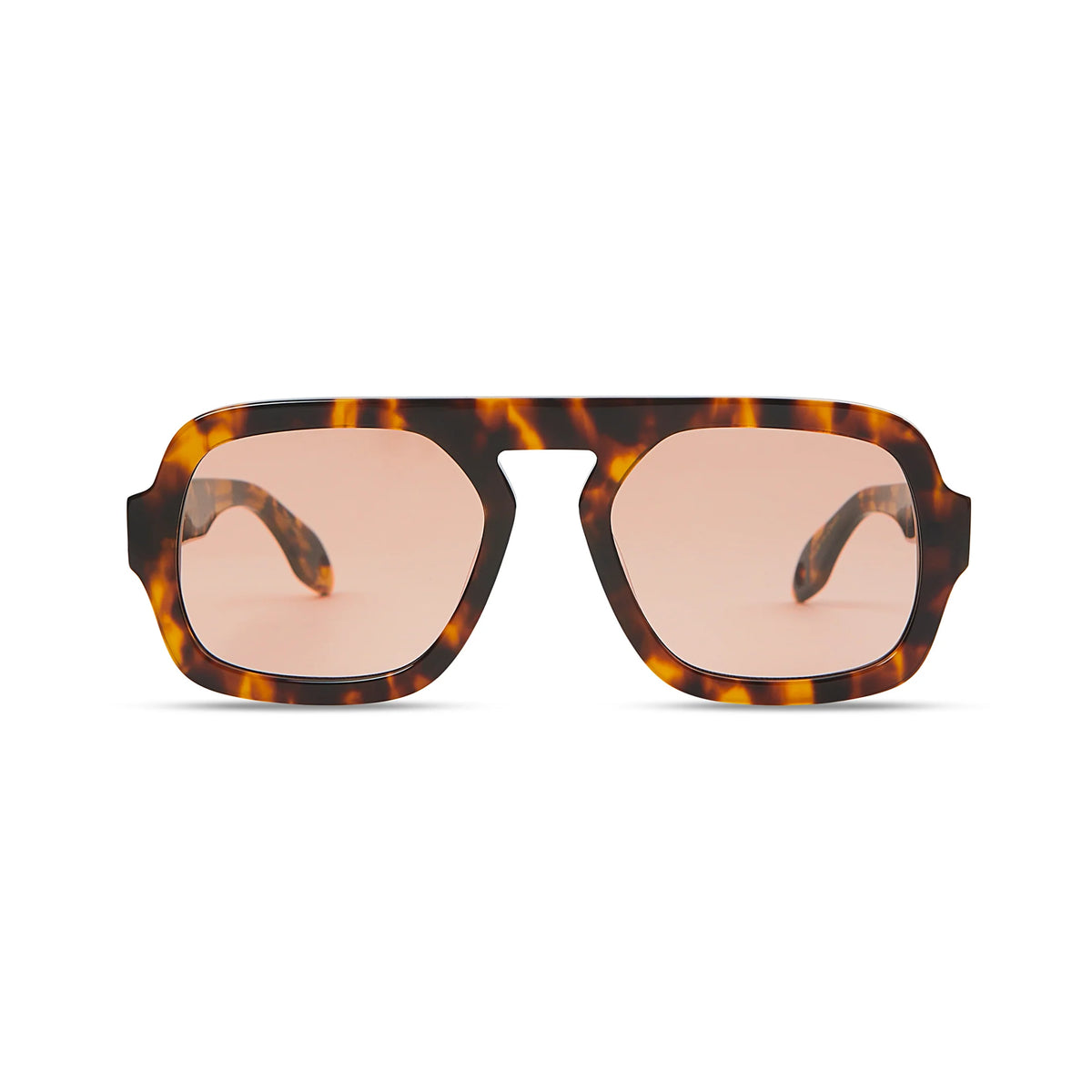 Elisa Johnson Jane - Brown Tortoise / Maroon Lens