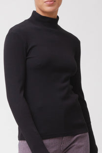 Prairie Underground L/S Mockneck- Black