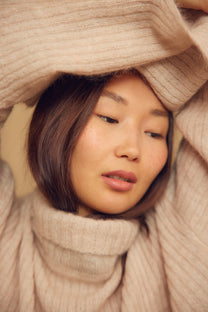 Cossac Alpaca Wool Turtleneck - Ecru