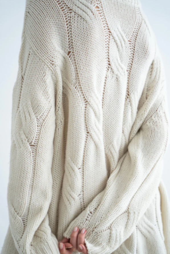 Oversized Cashmere Cable Knit