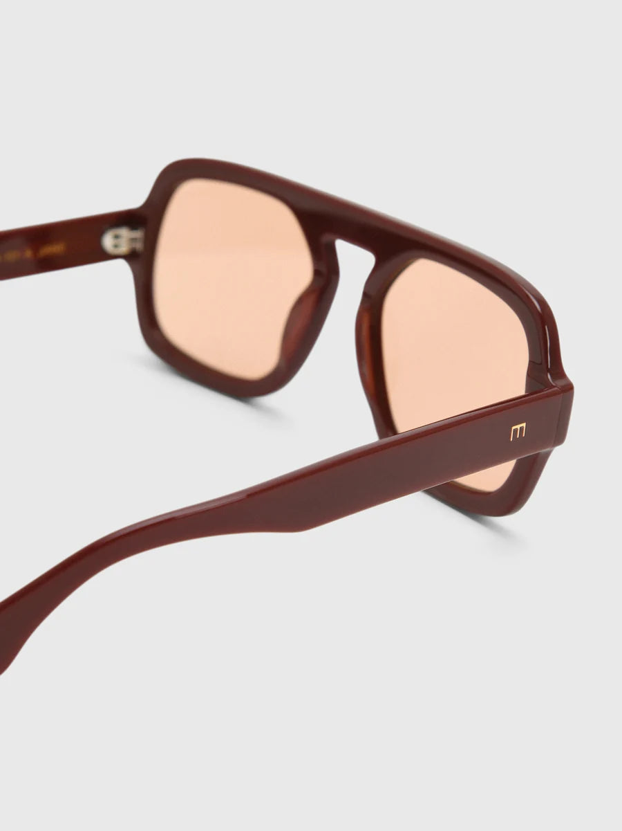 Elisa Johnson Jane - Deep Red Tortoise/ Maroon lens