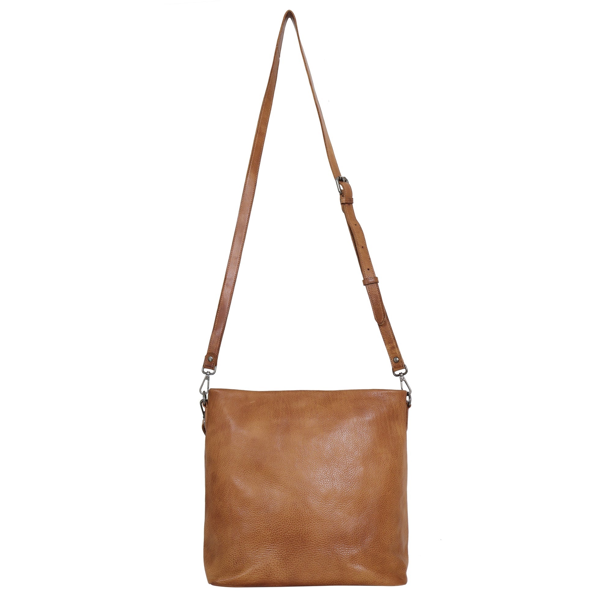 Latico Gretchen Leather Crossbody Bag- Cognac