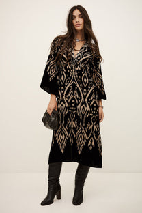 Alba Velvet Midi Dress
