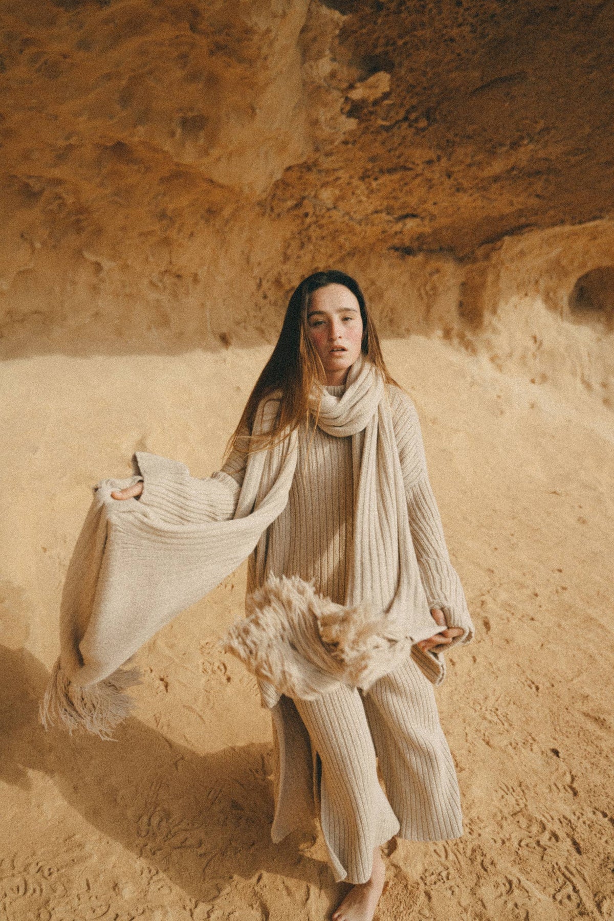 The Native Oversized Alpaca Scarf