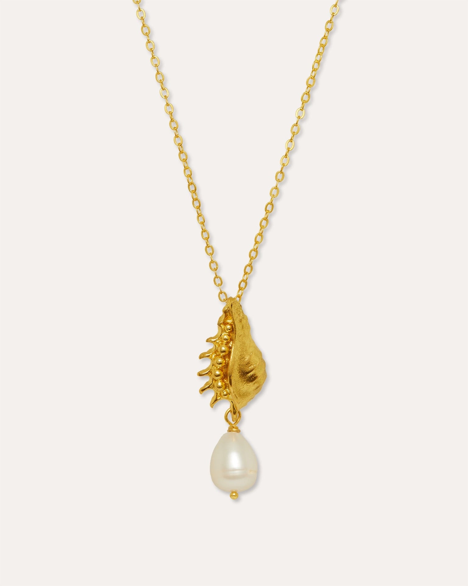 Kai Seashell Pearl Pendant Necklace