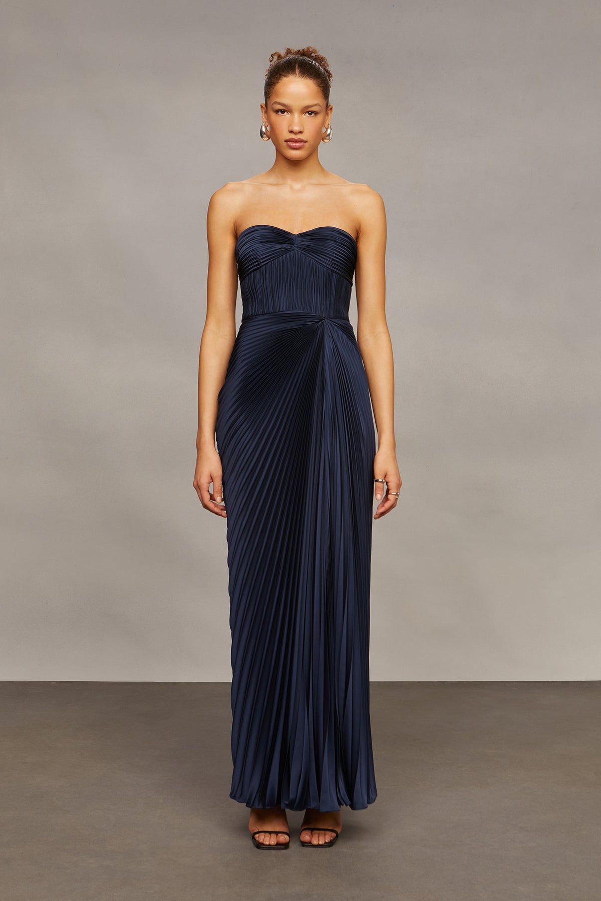 Joyceann Sweetheart Gown- Deep Indigo