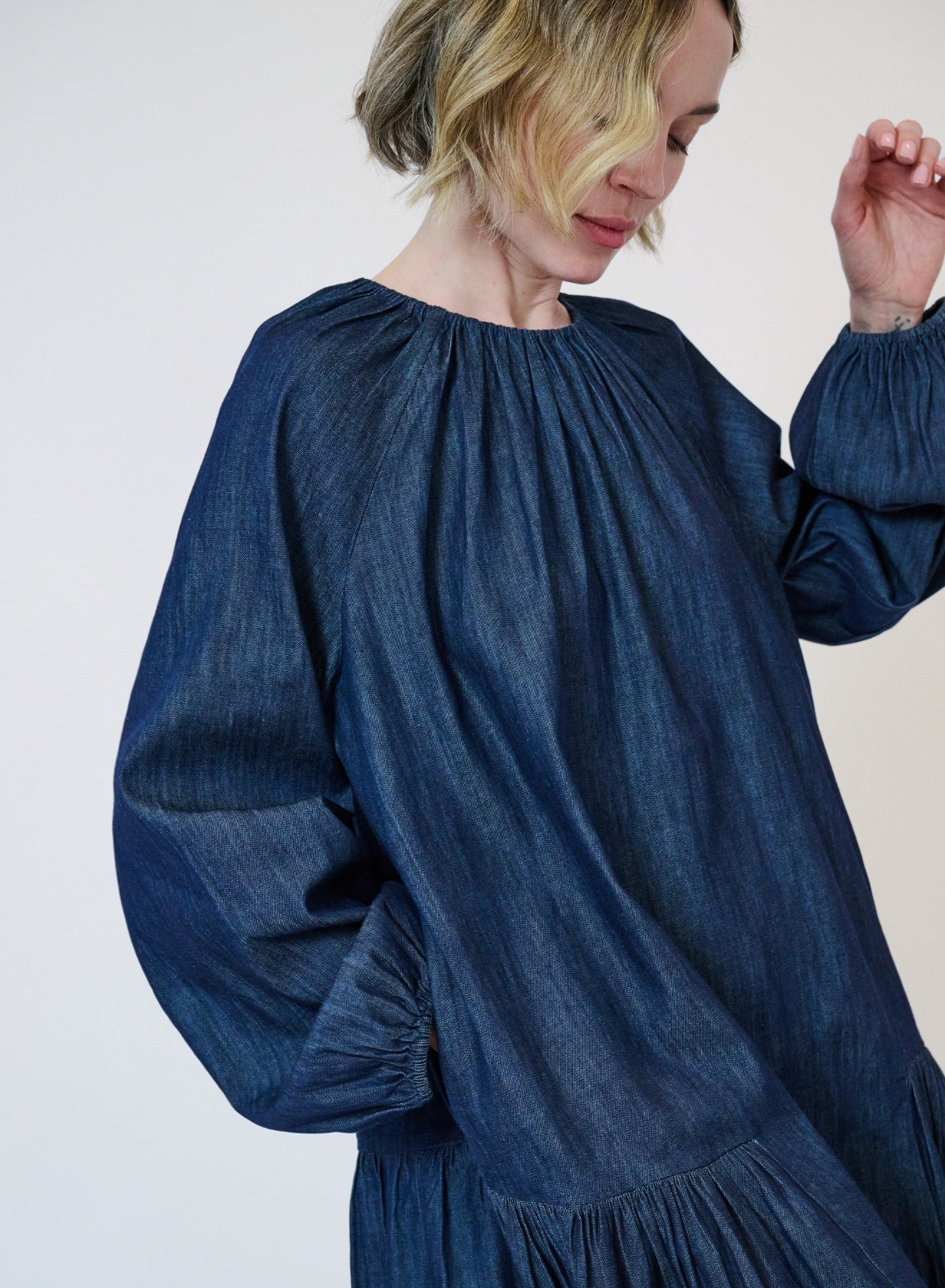 Merlette Seymour Dress- Dark Wash