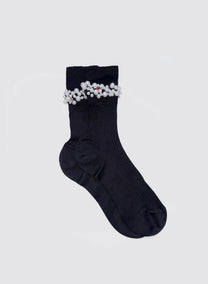 MARIA LA ROSA Miami Pearl Organic Cotton Socks