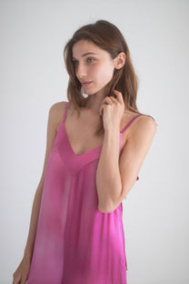 COSSAC  STRAPPY JUMPSUIT- FUSCHIA