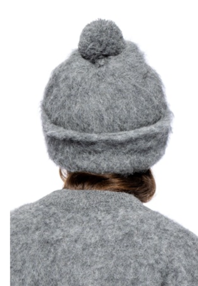 Cadieux Alpaca Beanie- Grey