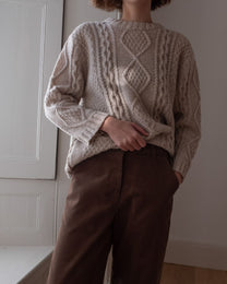 HARPER WIDE LEG CORDUROY TROUSER- OLIVE