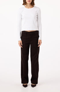 AMO EASY ARMY SLOUCH-  ESPRESSO