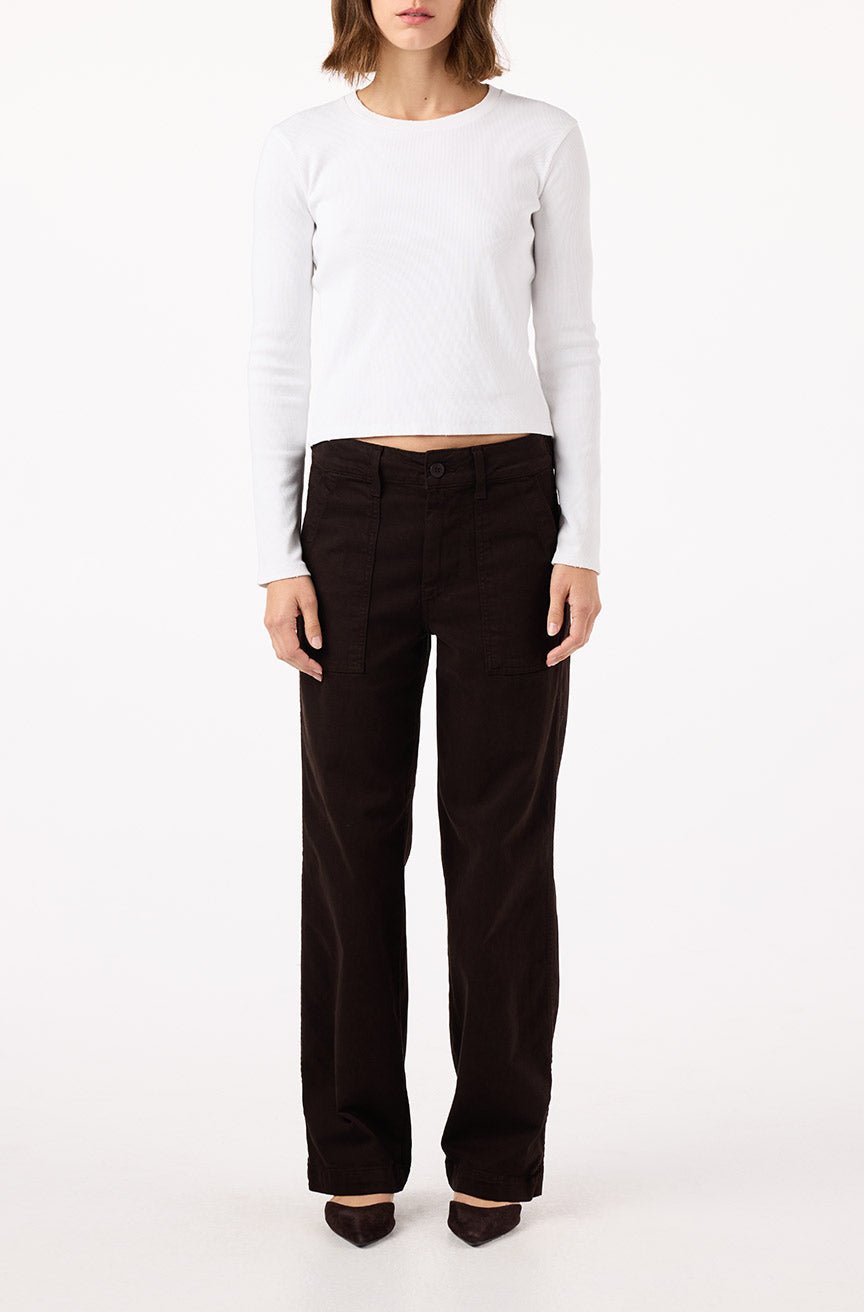 AMO EASY ARMY SLOUCH-  ESPRESSO
