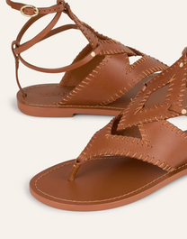 Ba&amp;Sh Capri Sandal - Cognac