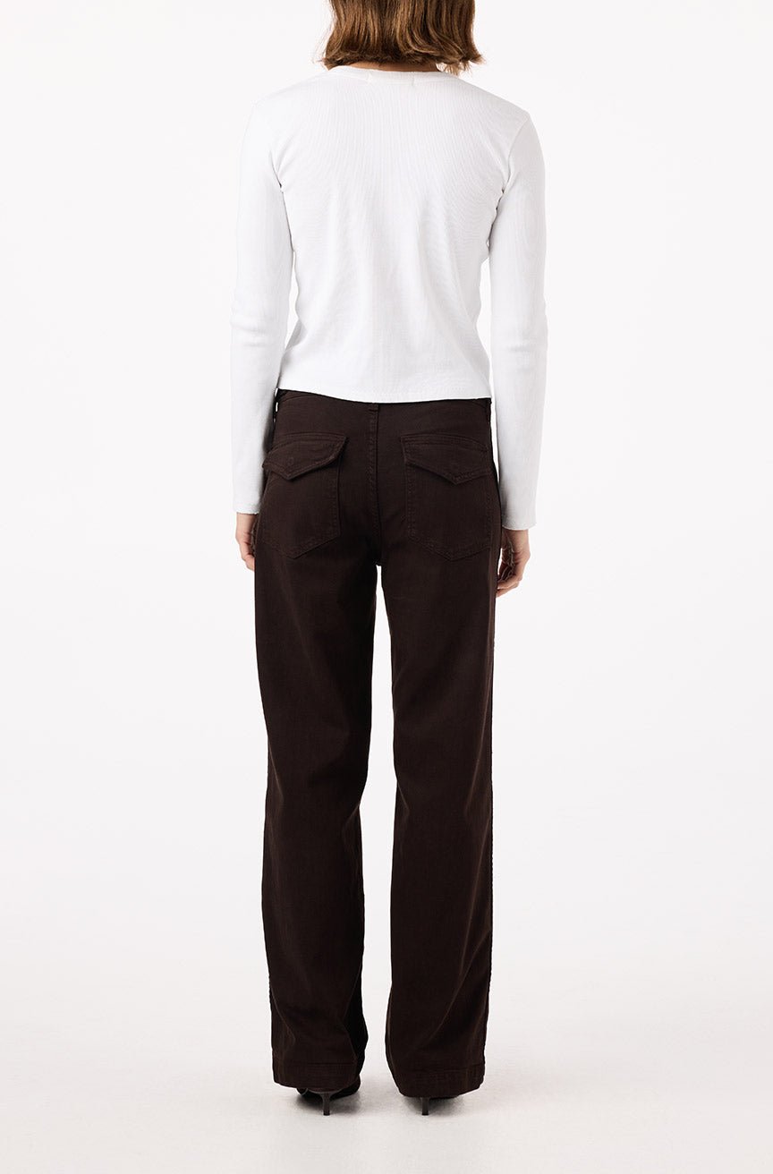 AMO EASY ARMY SLOUCH-  ESPRESSO