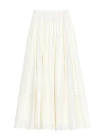 M.A.B.E.  Dacy embroidered maxi Skirt