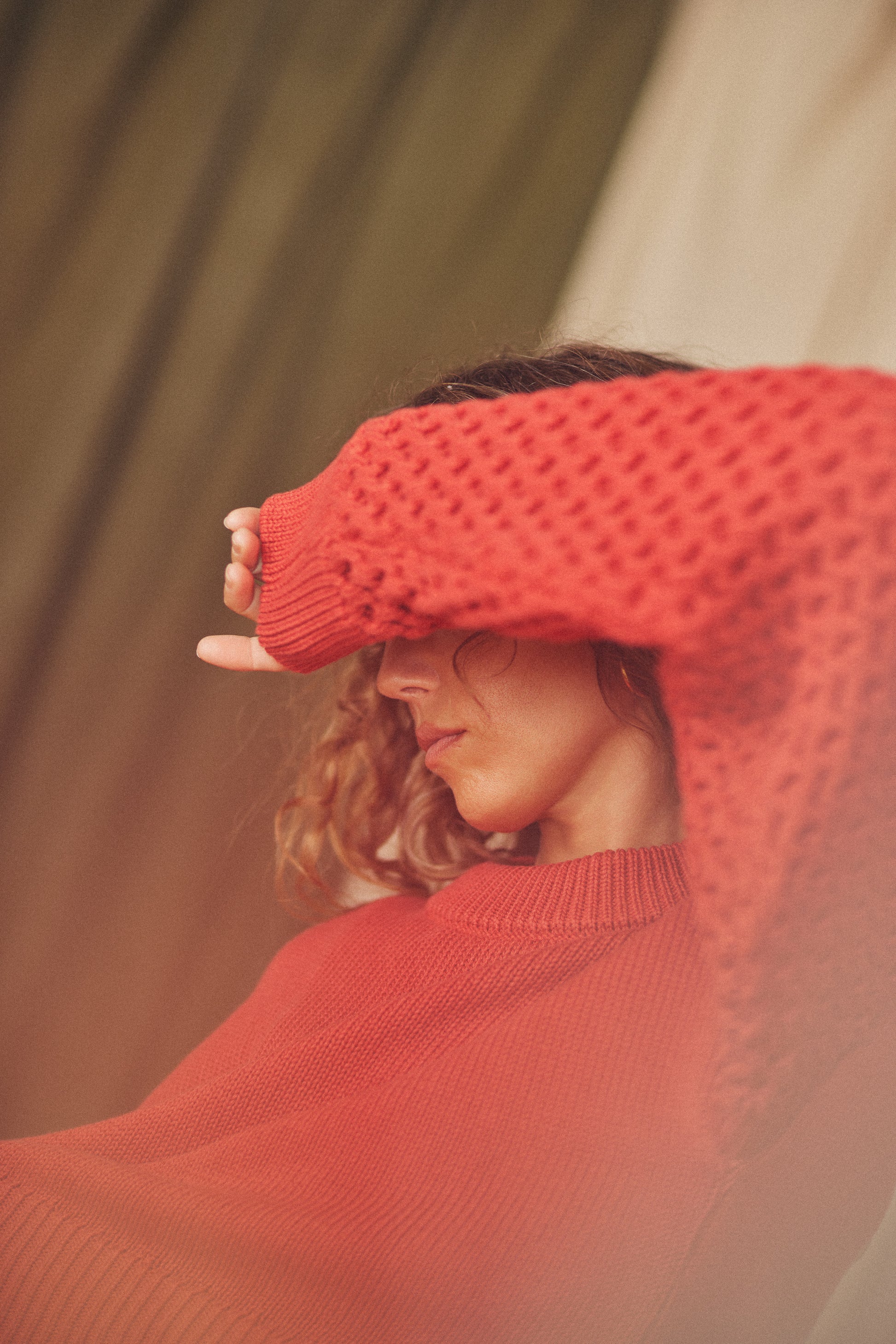 COSSAC ORGANIC VEGAN SWEATER- Poppy