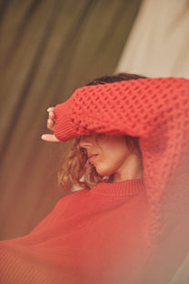 COSSAC ORGANIC VEGAN SWEATER- Poppy