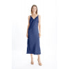 Bias Cut Tencel gown- Blue Jay