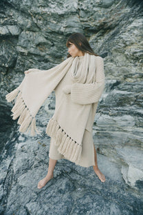 The Native Oversized Alpaca Scarf