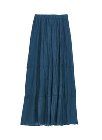 M.A.B.E Kora Cotton Silk Maxi Skirt
