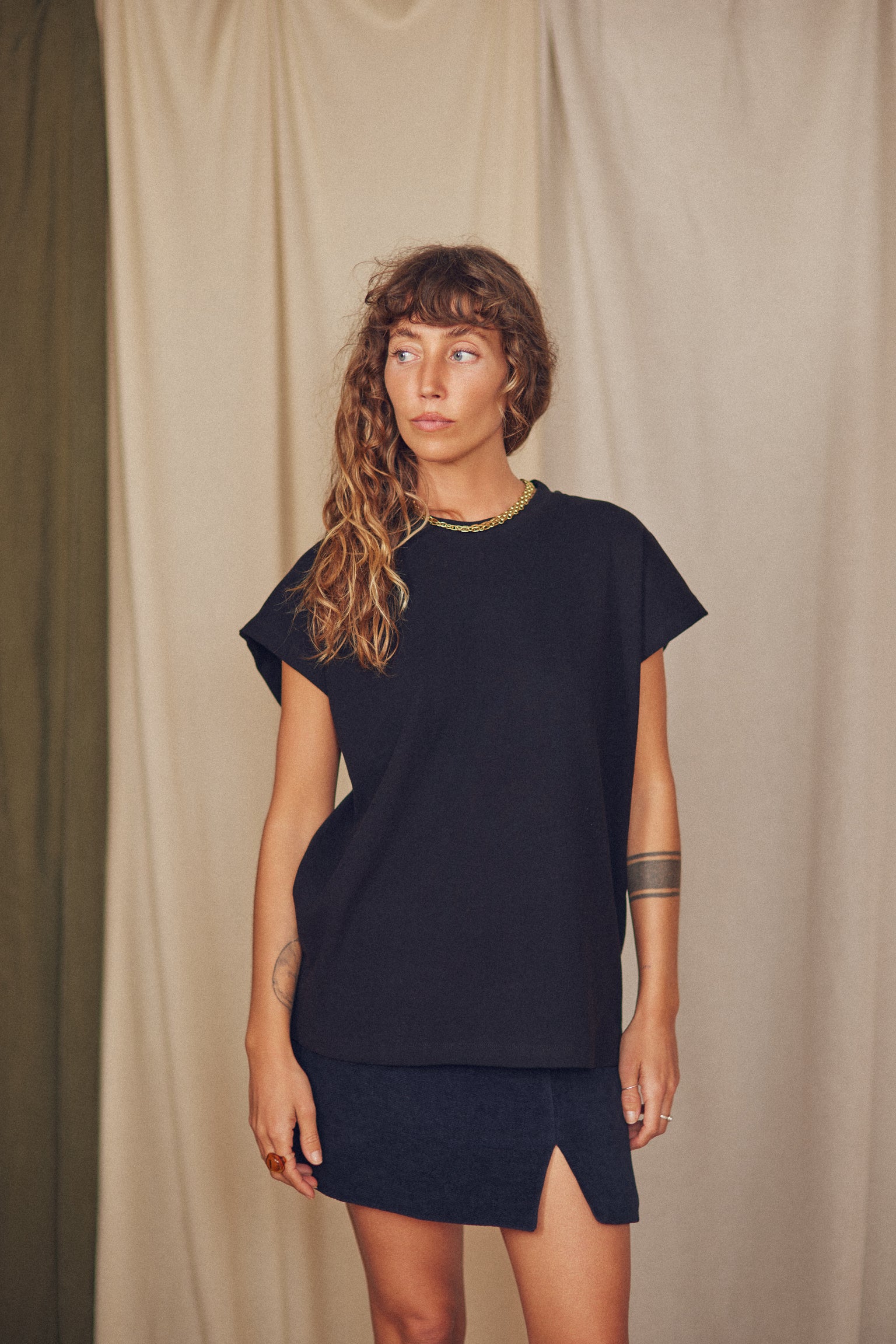 COSSAC BASIC TEE- BLACK