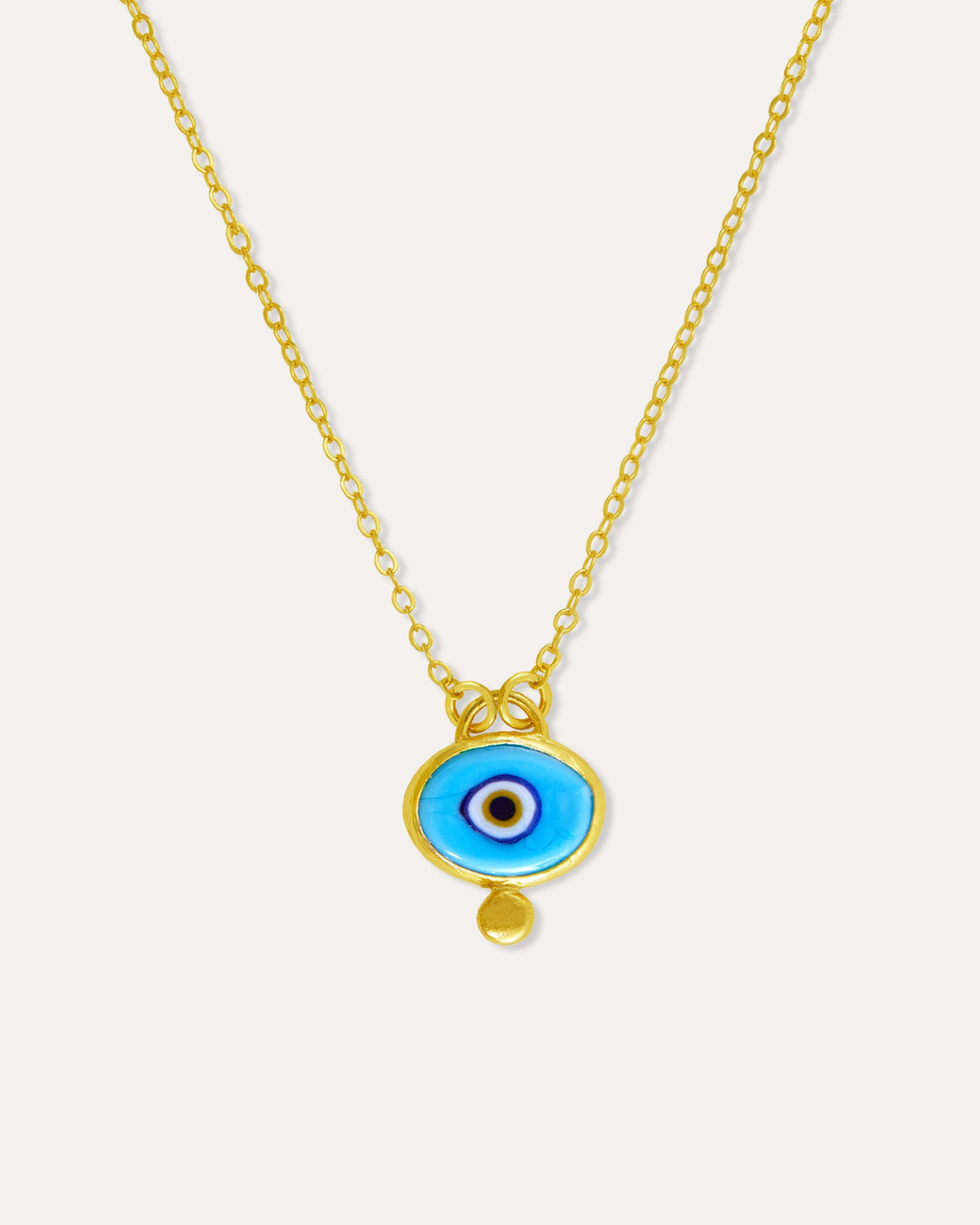 Alara Blue Evil Eye Pendant Necklace