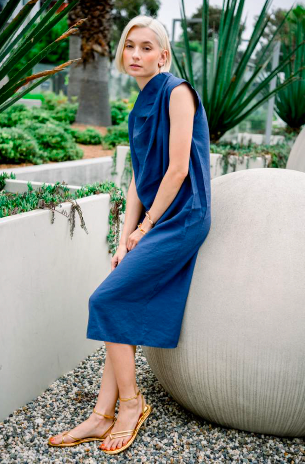Gisele Dress- BlueJay