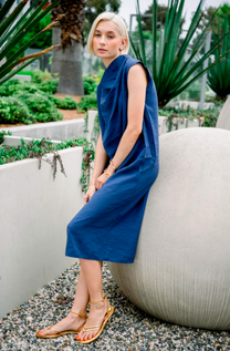 Gisele Dress- BlueJay