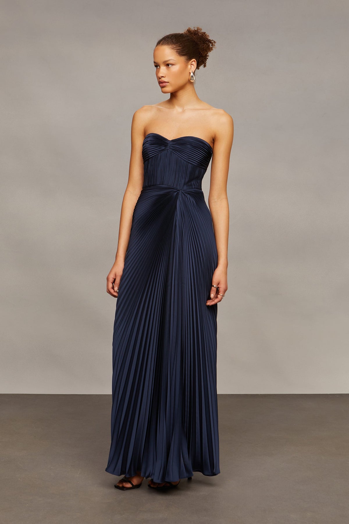 Joyceann Sweetheart Gown- Deep Indigo