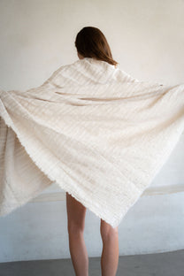 Raw Cotton Beach Wrap