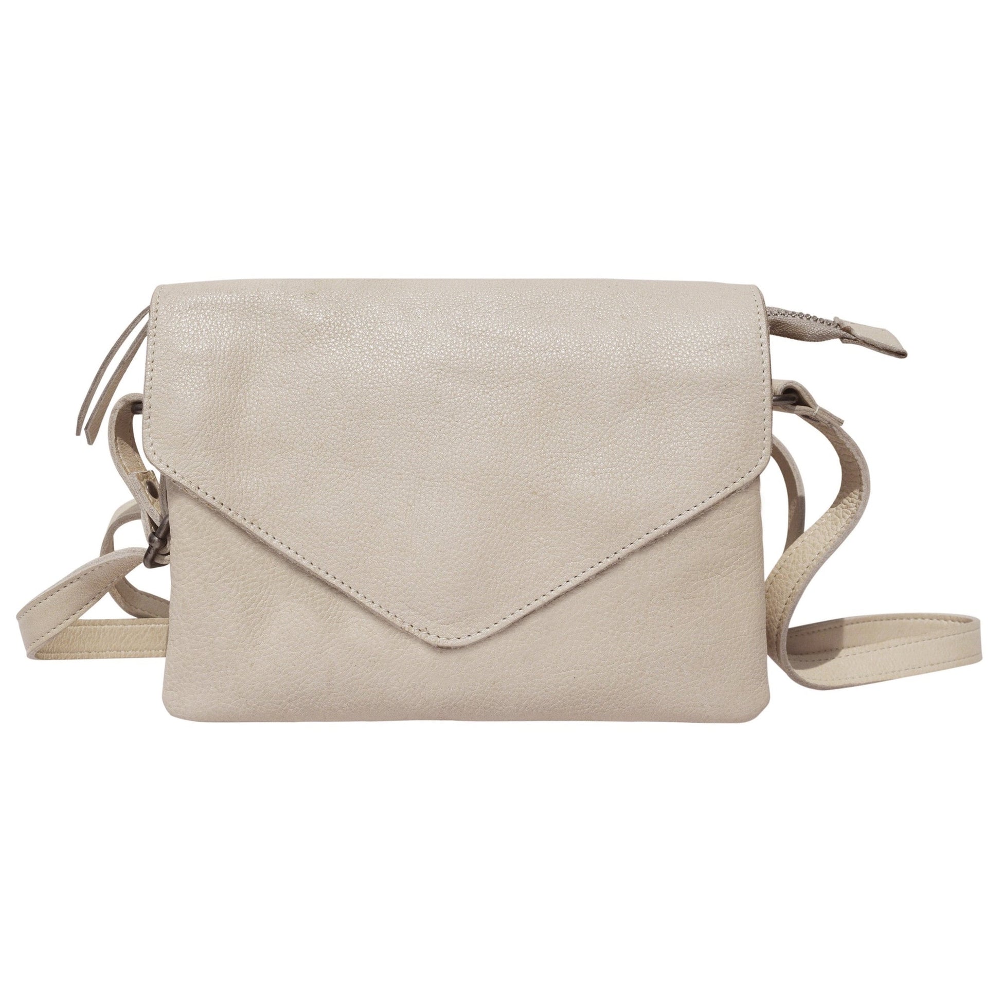 Latico Harbor Leather Crossbody Bag- Oat