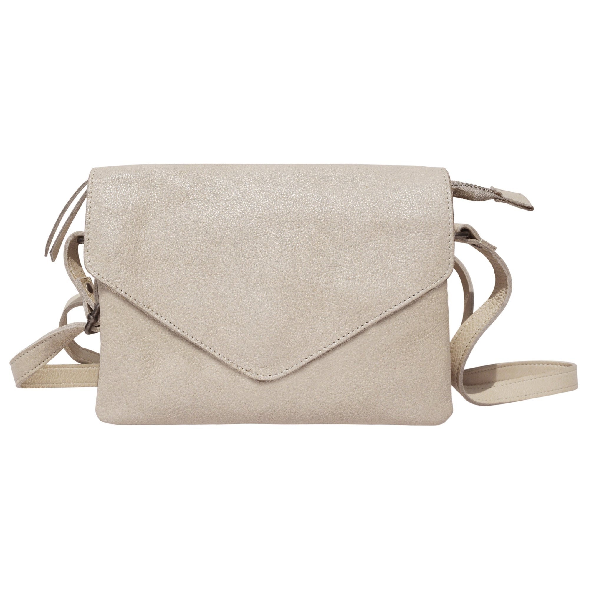 Latico Harbor Leather Crossbody Bag- Oat