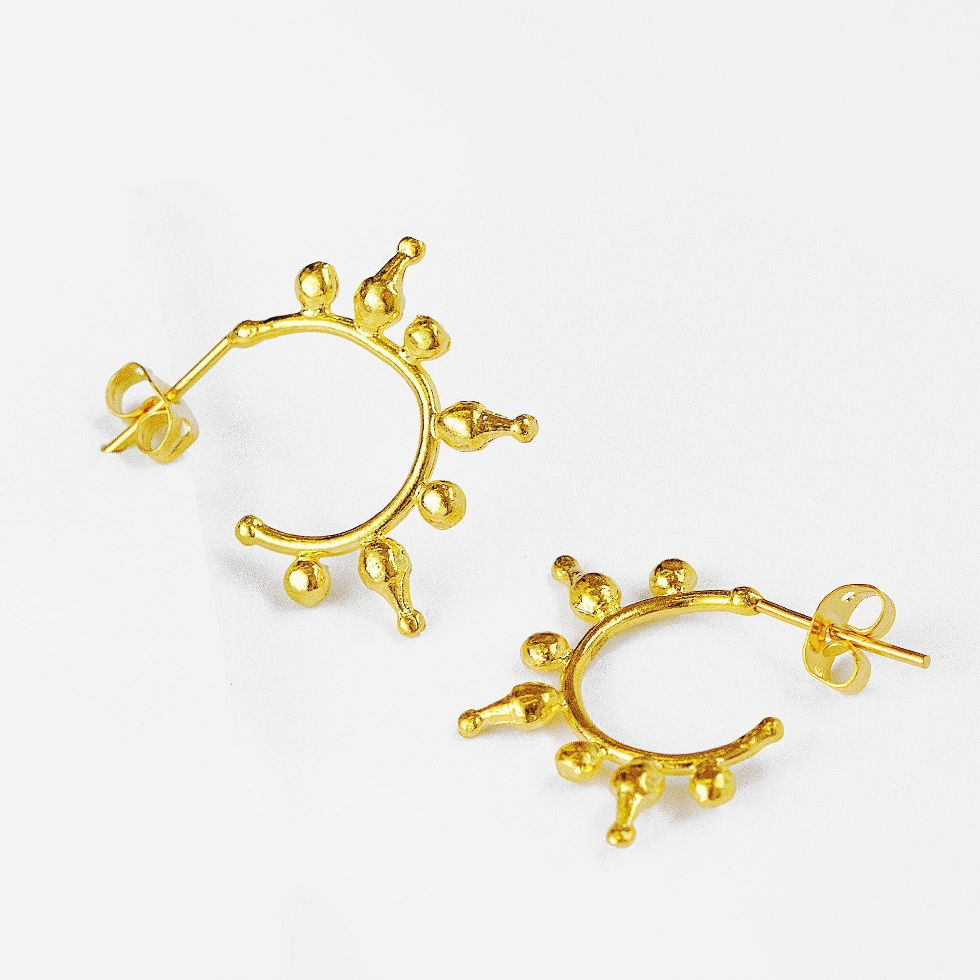 Jale Gold Hoop Earrings