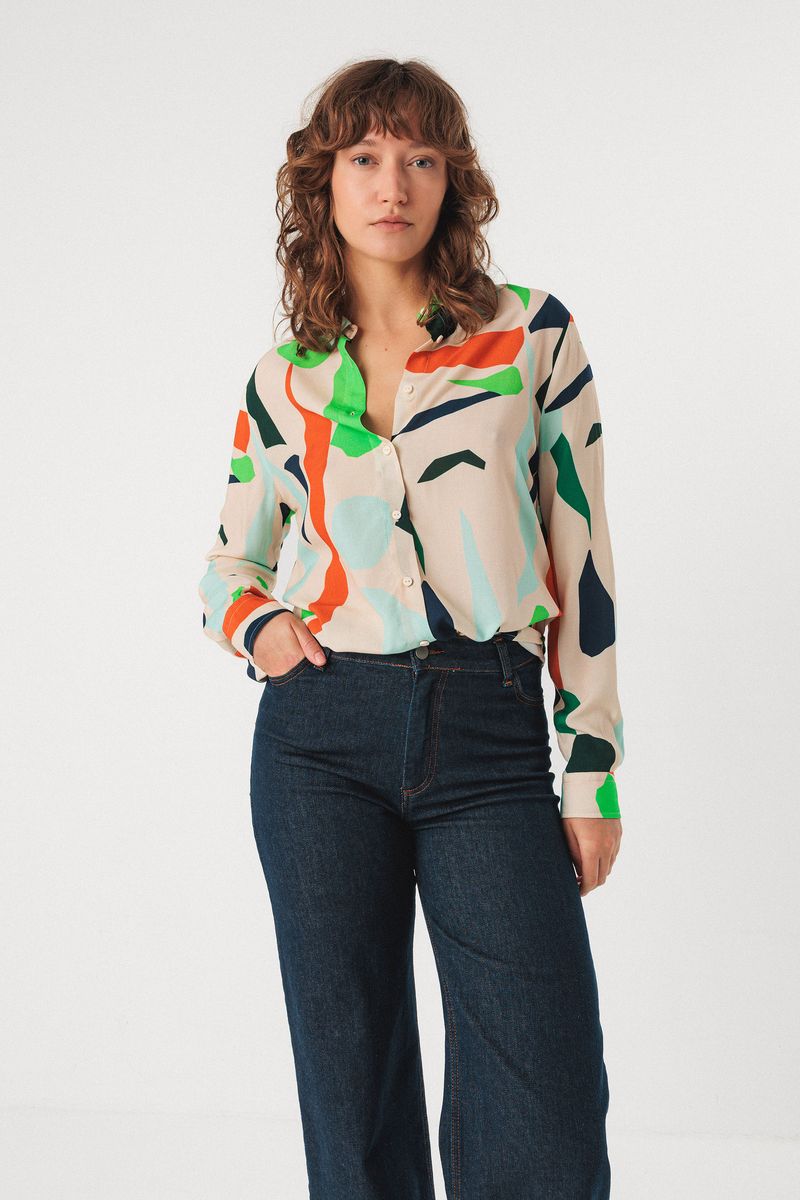 Assune Shirt- Color splash