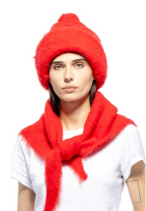 Cadieux Alpaca Bandana- Red