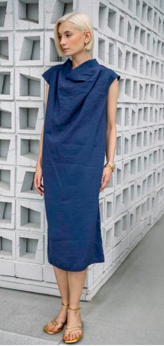 Gisele Dress- BlueJay