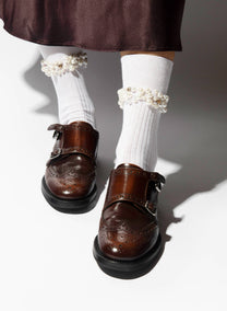 MARIA LA ROSA Miami Pearl Organic Cotton Socks