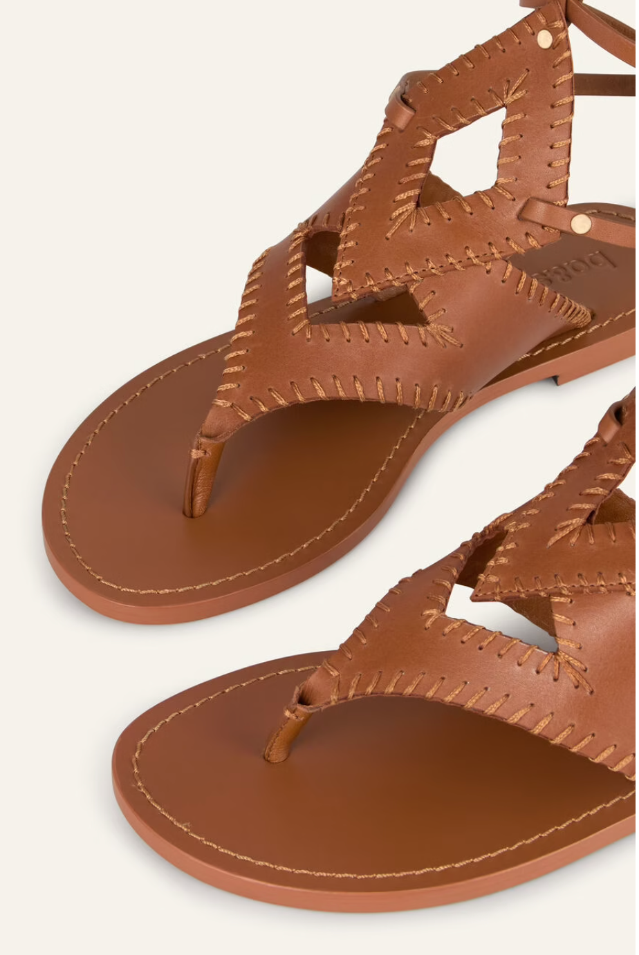 Ba&amp;Sh Capri Sandal - Cognac