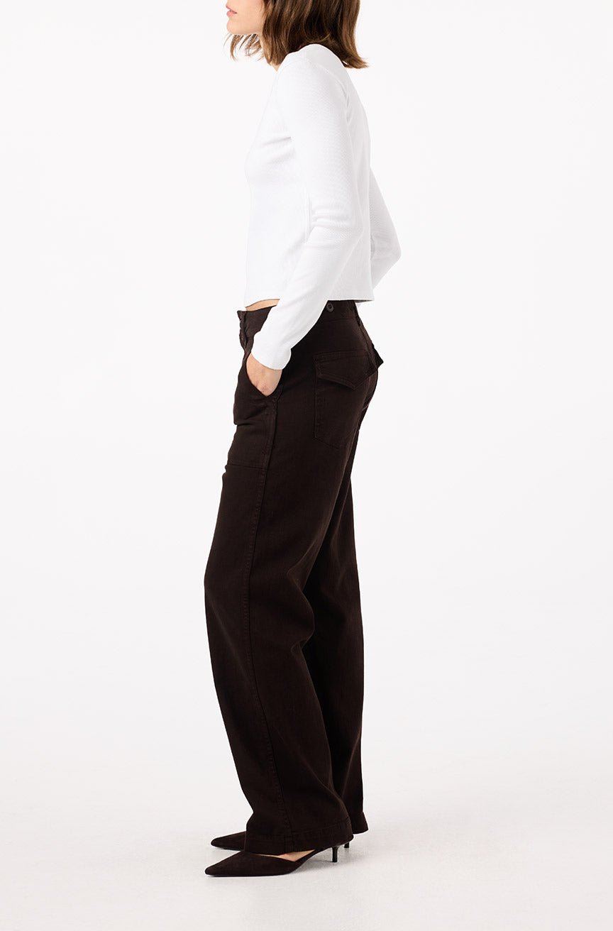 AMO EASY ARMY SLOUCH-  ESPRESSO