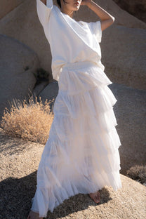 Untamed Soul Skirt- White