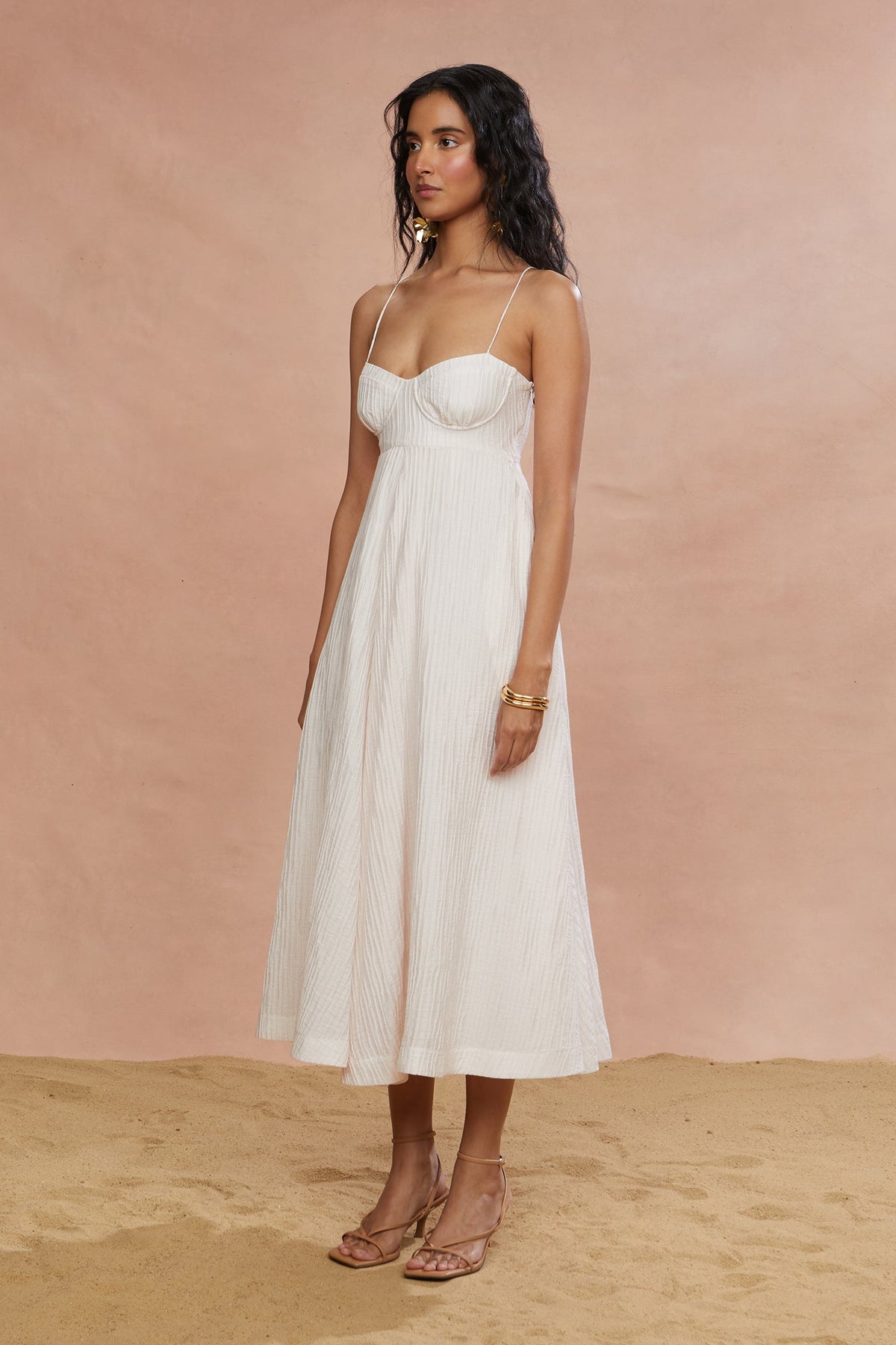 Jill Dress- Sea Salt