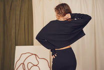 COSSAC LONG SLEEVE TEE- BLACK