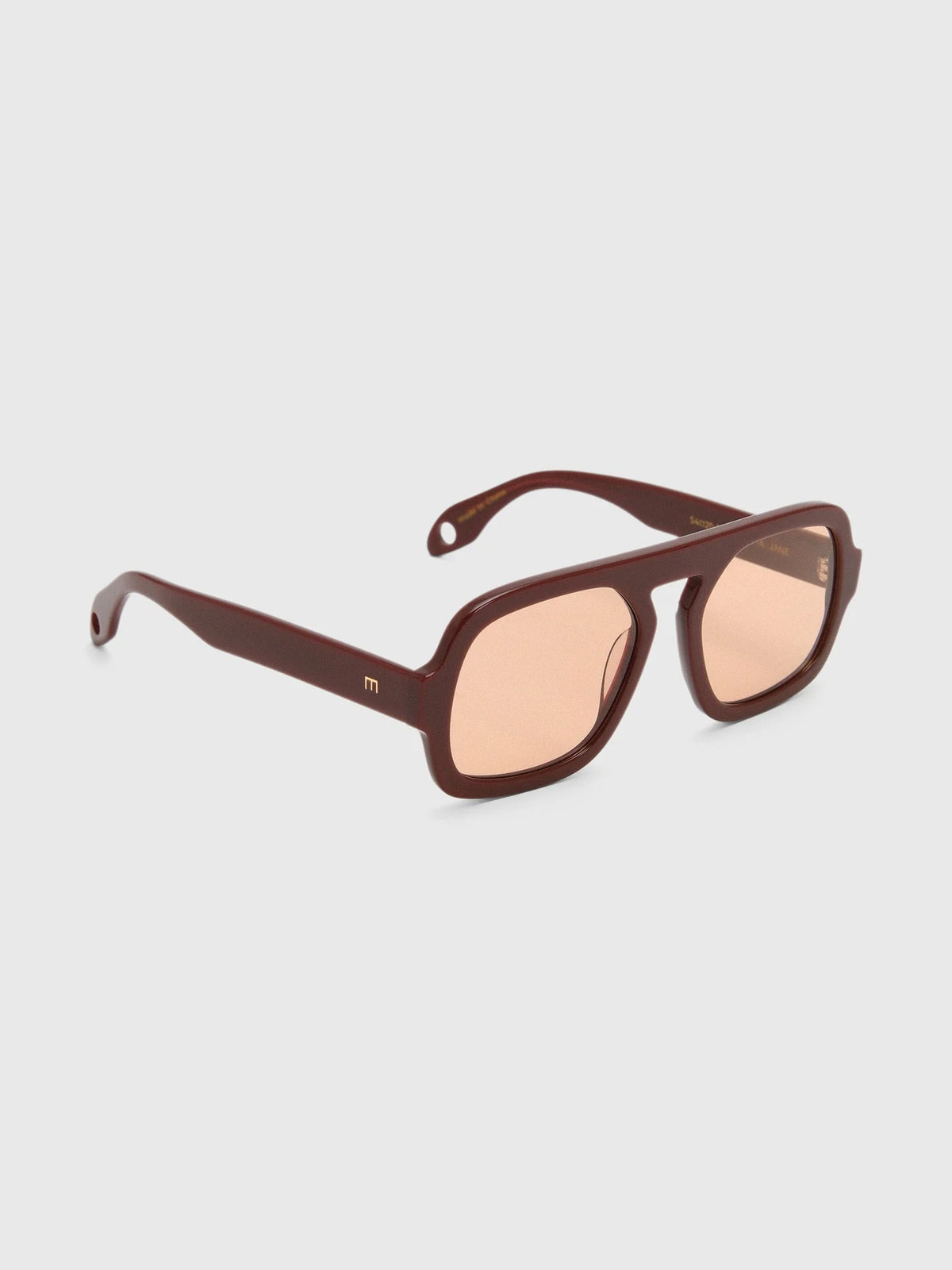 Elisa Johnson Jane - Deep Red Tortoise/ Maroon lens